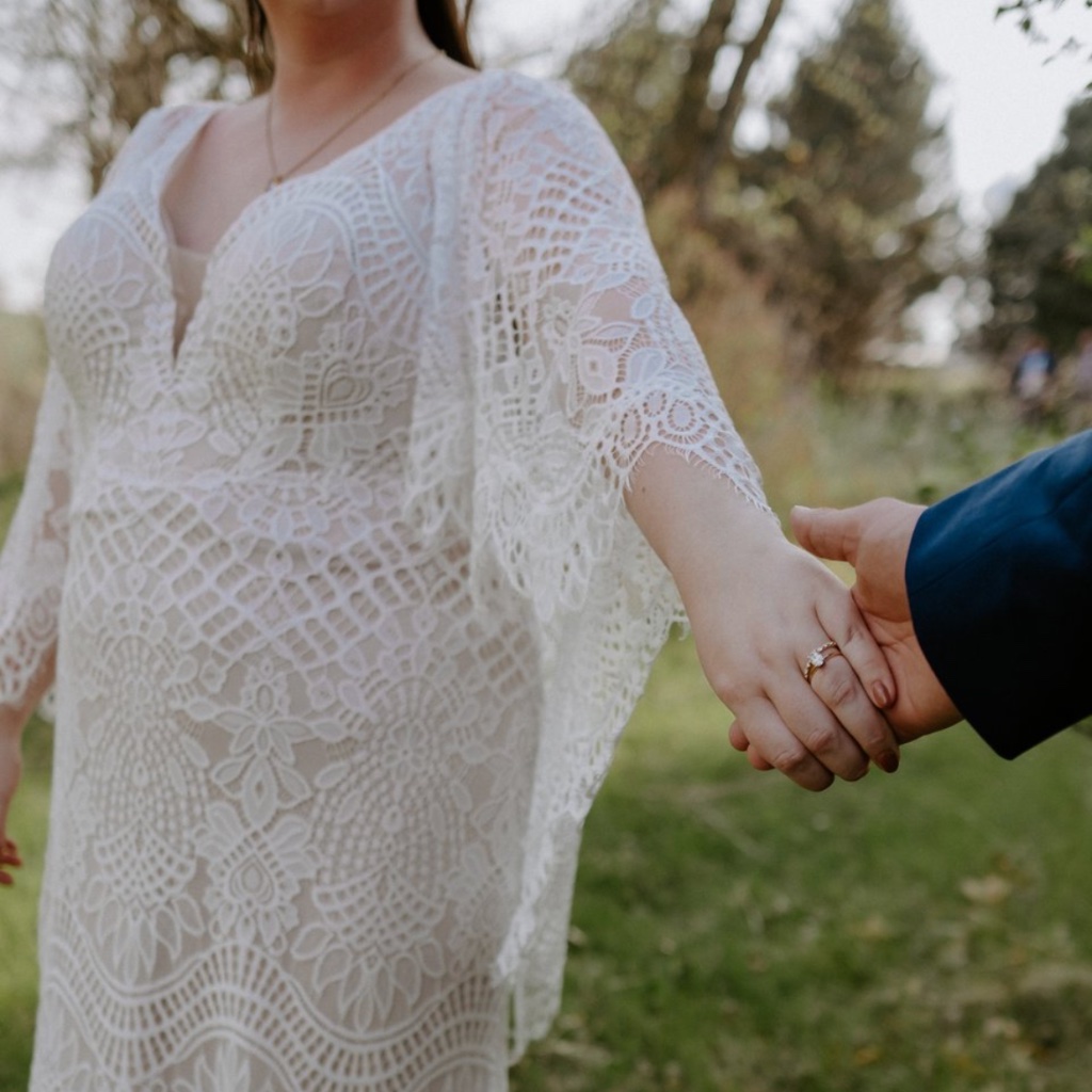 Bhldn Odalis Wedding Gown Size 22